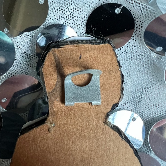 handcrafted wall plaque mixed media mermaid Victorian silver stars - Picture 6 of 6